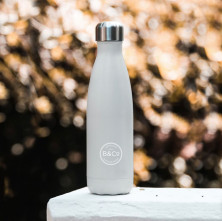Термобутилка Summit B&Co Thermal Bottle Rubberized сіра 500 мл