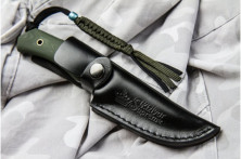 Ніж Kizlyar Supreme Kid чорний, сталь 440C, рукоять микарта