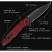Ніж Ocaso Strategy, Red Aluminum, Black