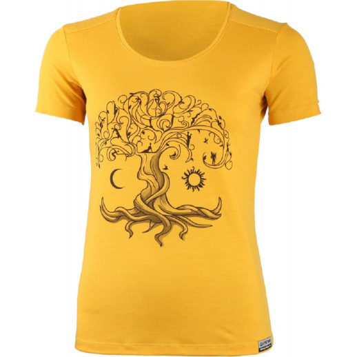 Термофутболка Lasting KASTRO 2121 жовтий, жіноча