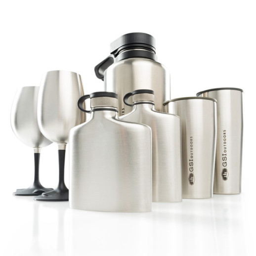 Келих для вина GSI Outdoors Glacier Stainless Nesting Red Wine Glass