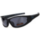Окуляри BluWater Daytona-4 Polarized (gray) чорні