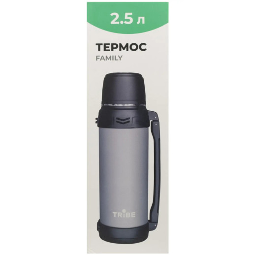 Термос Tribe Family line 2.5 л T-DG-0002, grey