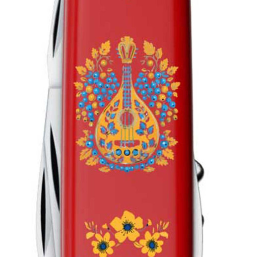 Складаний ніж Victorinox CAMPER UKRAINE Українські мотиви 1.3613.T1370u