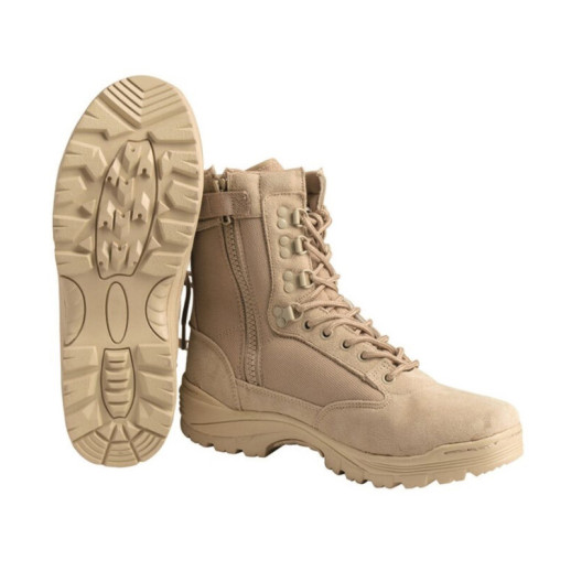 Тактичне взуття Mil-Tec Tactical Boots Zipper Original, пісочний (EU43)