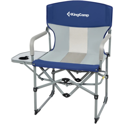 Стілець розкладний KingCamp ASH, navy/beige