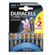 Батарейка AAA Duracell LR03 MN2400 KPD 08 * 10 Turbo 8 шт.