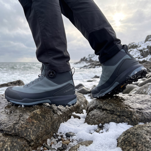 Черевики чоловічі трекінгові Humtto Stream 220838A-6 амортизуючі сіро-блакитні 42
