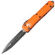 Micro Microtech Ultratech Double Edge Black Blade Orange 122-1or