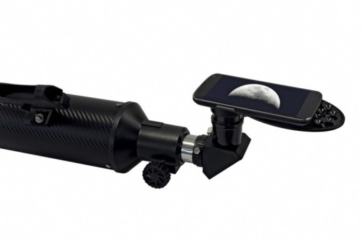 Телескоп Bresser Quasar 80/900 EQ Refractor Solar Carbon з сонячним фільтром і адаптером для смартфона (4780909)