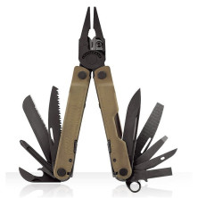 Мультиінструмент Leatherman Rebar Coyote, картонна коробка, синтетичний чохол (пошкоджена упаковка)