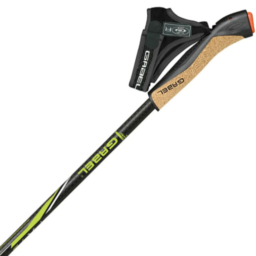 Палиці для скандинавської ходьби Gabel FX-75 Snake Carbon 120 Dual Spike (7009351011200)