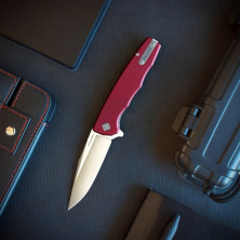 Ніж Ocaso Strategy, Red Aluminum, Satin