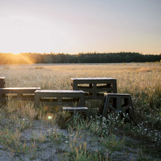 Стілець Tribe Camp Chair High пластиковий T-EF-0002-olive