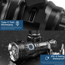 Ліхтар Wurkkos TS30 USB C Rechargeable, чорний