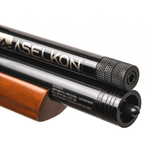 Пневматична PCP гвинтівка Aselkon MX7-S Wood кал. 4.5 дерево
