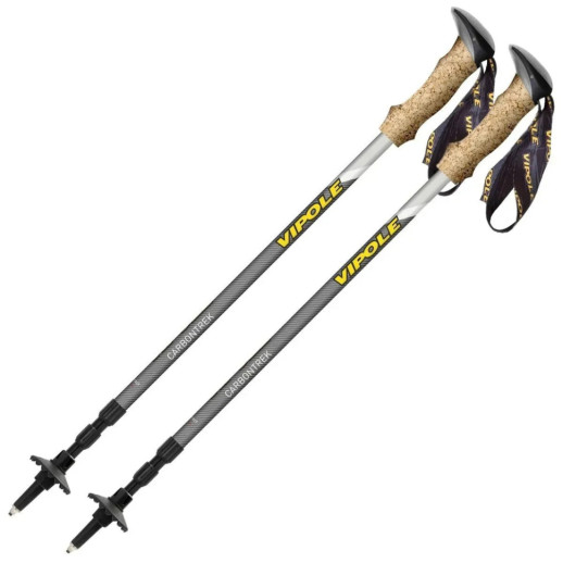Палиці трекінгові Vipole Carbontrek Cork DLX (S25 02)