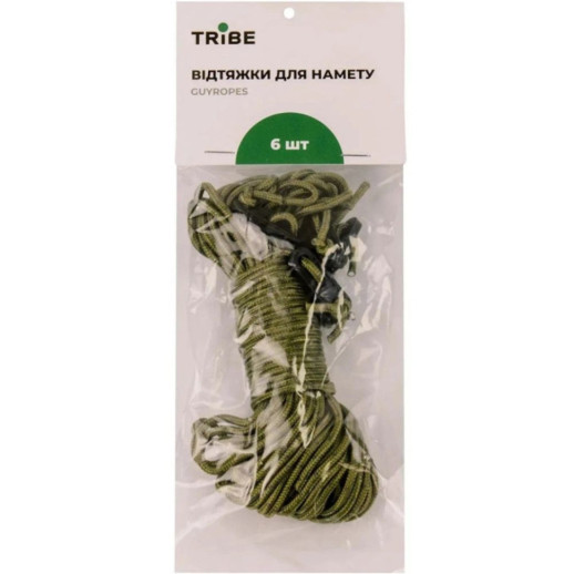Комплект відтяжок для намету Tribe Guyropes T-AZ-0010-green