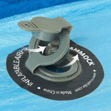 Гамак Naturehike 210T Inflatable pipe 2-місний NH18D002-C orange