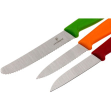 Набір кухонний Victorinox SwissClassic Paring Set 3 ножа з кольоровими ручками (6.7116.32)