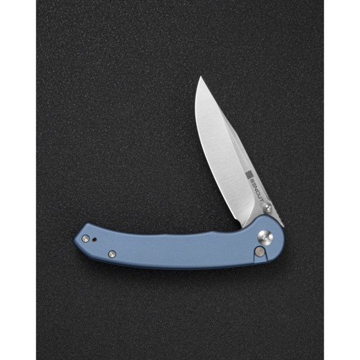 Ніж складаний туристичний Sencut Ingot (8.2 см) D2 / Aluminum синій