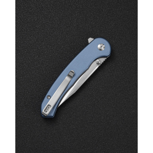 Ніж складаний туристичний Sencut Ingot (8.2 см) D2 / Aluminum синій