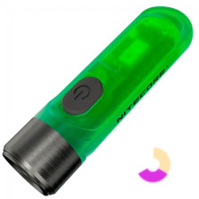Ліхтар наключний Nitecore TIKI GITD (Osram P8+UV, 300 люмен, 7 режимів, USB-С), люмінесцентний