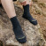 Шкарпетки туристичні полегшені з амортизацією Naturehike CYY2611FS010, L, чорний