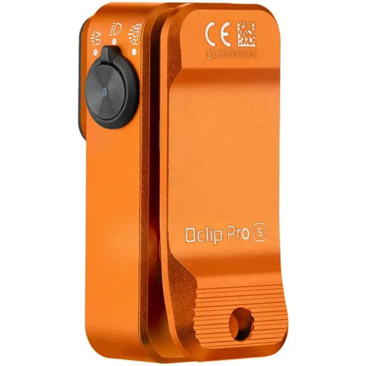 Ліхтар Olight Oclip Pro S, помаранчевий