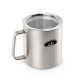 Термогорнятко GSI Outdoors Glacier Stainless 15Fl.Oz. Camp Cup (металік)