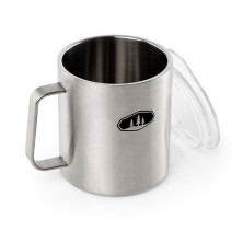 Термогорнятко GSI Outdoors Glacier Stainless 15Fl.Oz. Camp Cup (металік)
