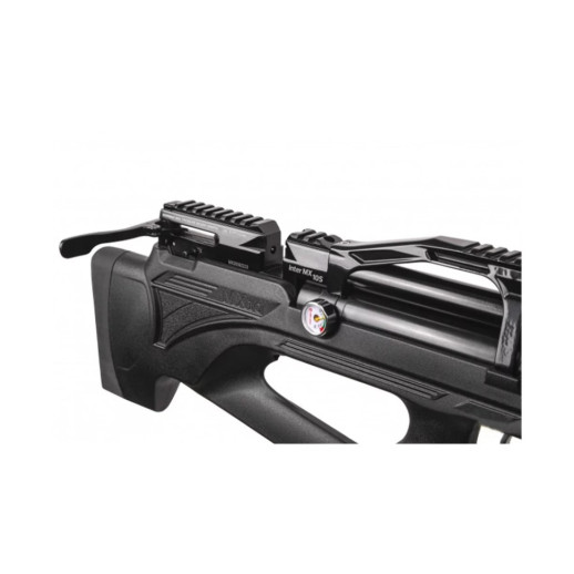 Пневматична Редукторна PCP гвинтівка Aselkon MX10-S Black кал. 4.5