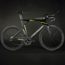 Велосипед Merida 2020 time warp tri limited L Чорний /ud /сріблястий (зелений)