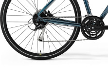 Велосипед Merida 2021 crossway 100 xxs (l) бірюзово-Блакитний(Сріблясто-синій /лаймовий)