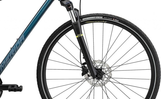Велосипед Merida 2021 crossway 100 xxs (l) бірюзово-Блакитний(Сріблясто-синій /лаймовий)