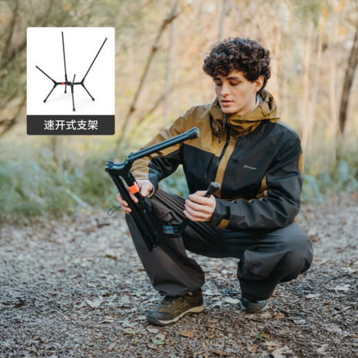 Стілець складаний ультралегкий Naturehike CNK2550JJ013 Yamami YL01, розмір М, алюміній, оливковий