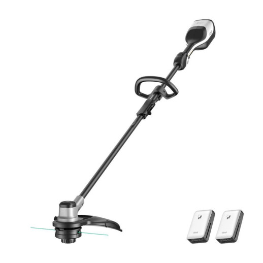 Акумуляторна газонокосарка тример Litheli, живлення від павербанків (УМБ Litheli Power Bank 20000 mAh, 45 W, 2.5А, 2 шт в комплекті)