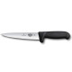 Універсальний ніж для м'яса Victorinox FIBROX 16см чорн.Safety Grip 5.5603.16M