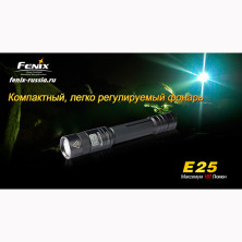 Кишеньковий ліхтар Fenix E25, сірий, XP-E, 187 лм.