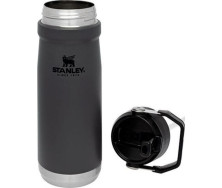 Термобутилка Stanley Go flip straw Charcoal 0.65 л