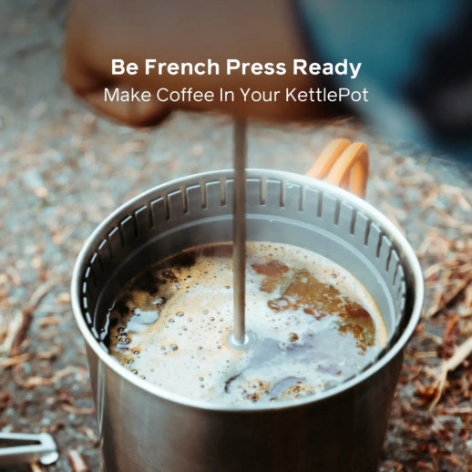 Набір чайник з френч-пресом Biolite Campstove KettlePot & Coffee Set (BLT BNA0101)