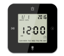 Годинник настільний Technoline WT344 чорний /сріблястий (WT344)