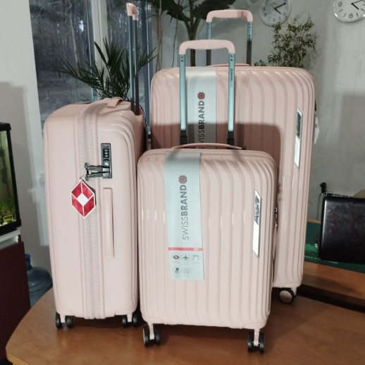 Валіза Swissbrand Narberth (M) Light Pink (SWB_LHNAR008M)