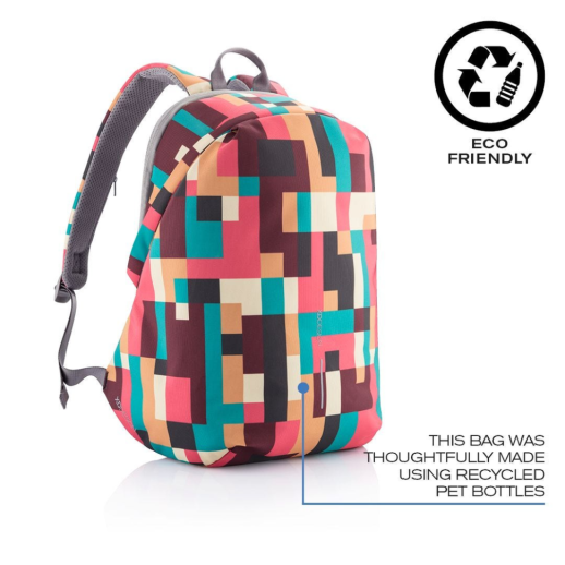 Рюкзак XD Design Bobby Soft Art Geometric, захист від крадіжок, порізів