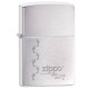 Запальничка Zippo Footprints Black Ice 324632