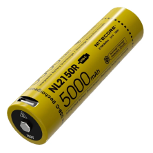 Акумулятор літієвий Li-Ion 21700 Nitecore NL2150R 3.6 V (5000mAh, USB Type-C), захищений