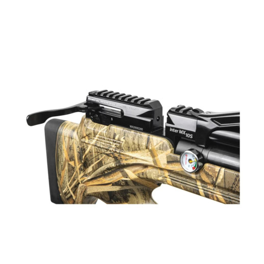 Пневматична Редукторна PCP гвинтівка Aselkon MX10-S Camo Max 5 кал. 4.5