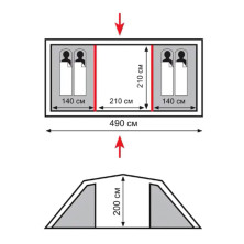 Намет Totem Hurone 4 (v2) UTTT-025