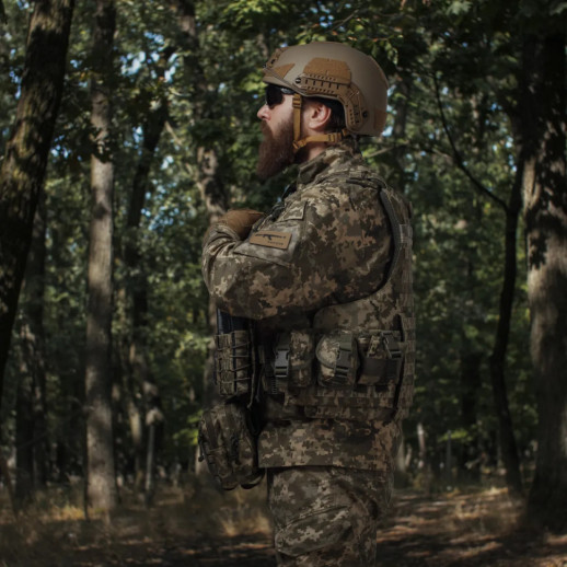 Сумка-напашник Ukrarmor PRO. Розмір XL (19х26 см). Матеріал Cordura 500D Піксель