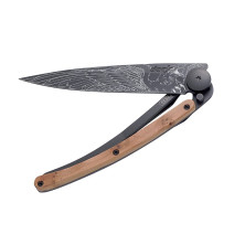 Ніж deejo Tattoo Wood Black 37 г, ялівець, 